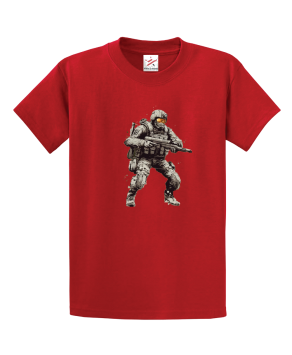 Command the battlefield in your commando Unisex Kids And Adults T-Shirt